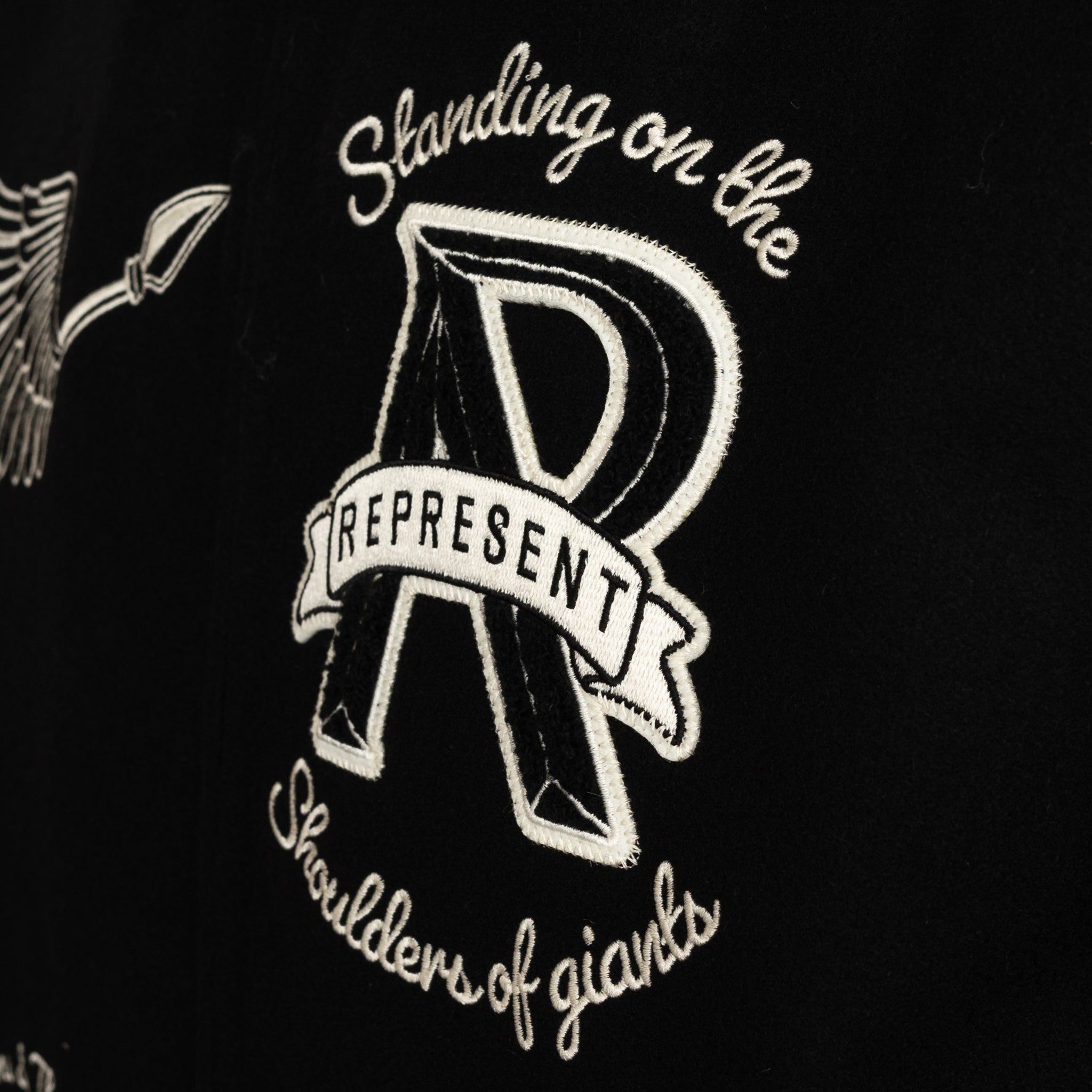 Represent Cherub Wool-Blend Varsity Jacket - M